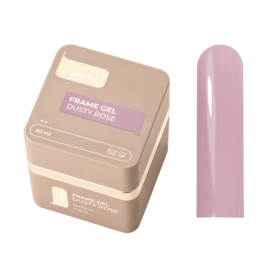 HEYLOVE. Frame builder Gel with Pump, DUSTY ROSE, 30 ml. Універсальний гель для нарощування з помпою