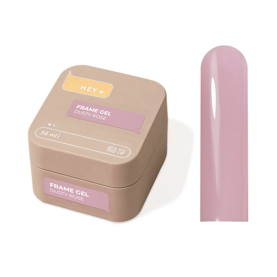 HEYLOVE. Frame builder Gel, DUSTY ROSE, 30 ml. Універсальний гель для нарощування