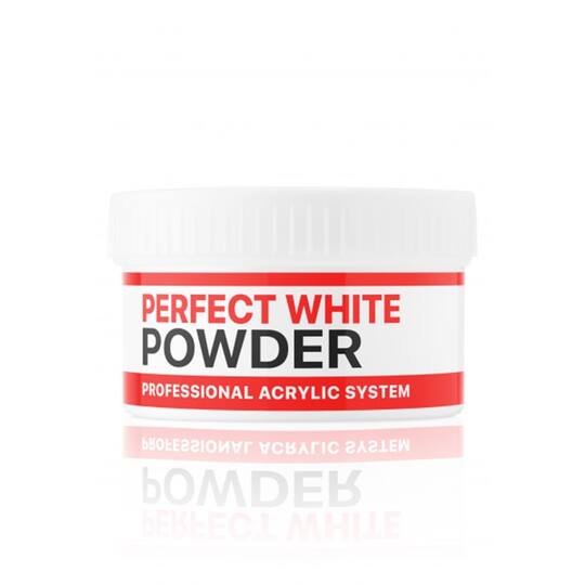KODI, Perfect Acrylic Powder, White, 60 g, акрилова пудра біла