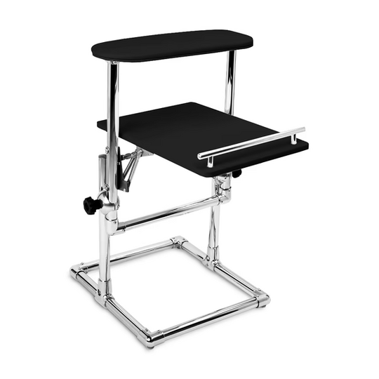 Ülka. Stand for pedicure vacuum cleaner "BALANCE", Black. Підставка для педикюру, чорна