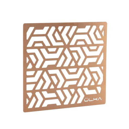 Ülka. Ventilation grille for nail dust collector Premium, Rose gold. Решітка для манікюрної настільної витяжки, рожеве золото