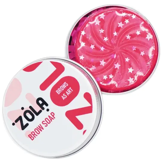 ZOLA. Brow Soap, 25 g. Мило для брів для фіксації волосків (міні-версія)