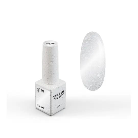NOTD. Gel Polish "Cat eye" #14, 6 ml, гель-лак "котяче око" на прозорій основі