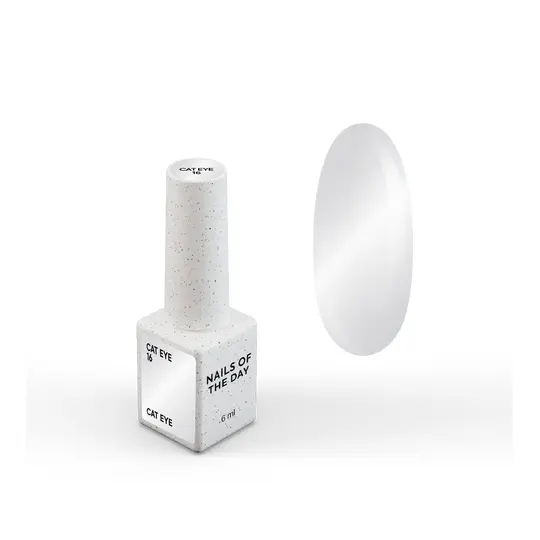 NOTD. Gel Polish "Cat eye" #16, 6 ml, гель-лак "котяче око" на прозорій основі
