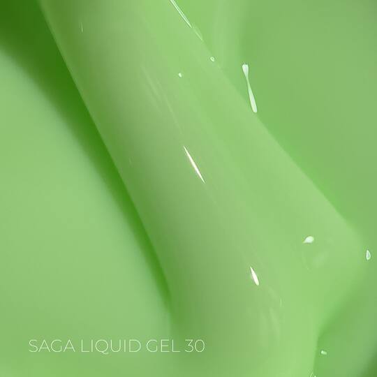 SAGA. Liquid Gel, 15 ml, #30. Рідкий гель для укріплення та нарощування