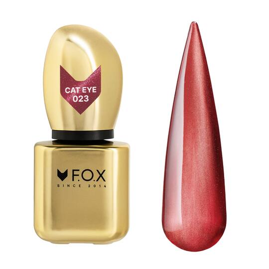 F.O.X. Gel polish, Cat Eye, #023, 9 ml. Гель-лак сатинове "Котяче око"