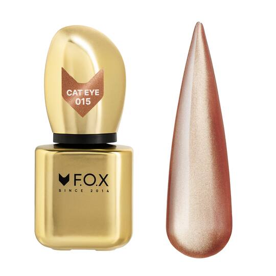 F.O.X. Gel polish, Cat Eye, #015, 9 ml. Гель-лак сатинове "Котяче око"