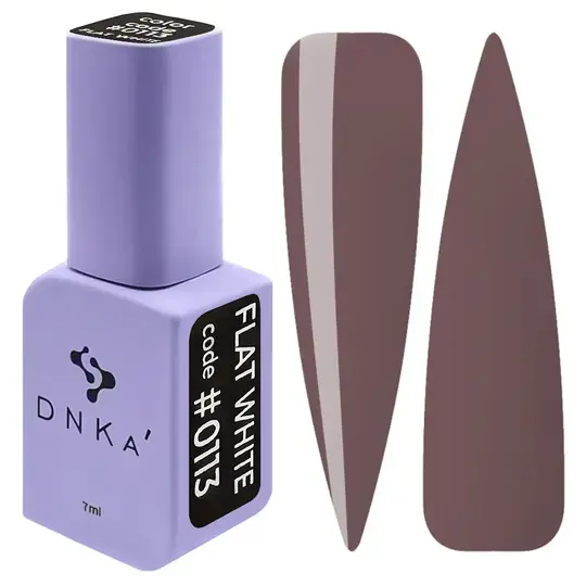 DNKa’ Gel Polish Flat White #0113, 7 ml