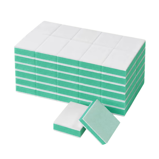 STALEKS. Набір 50 шт, Баф-полірувальник  прямокутний mini 400/3000 грит, EXPERT 51