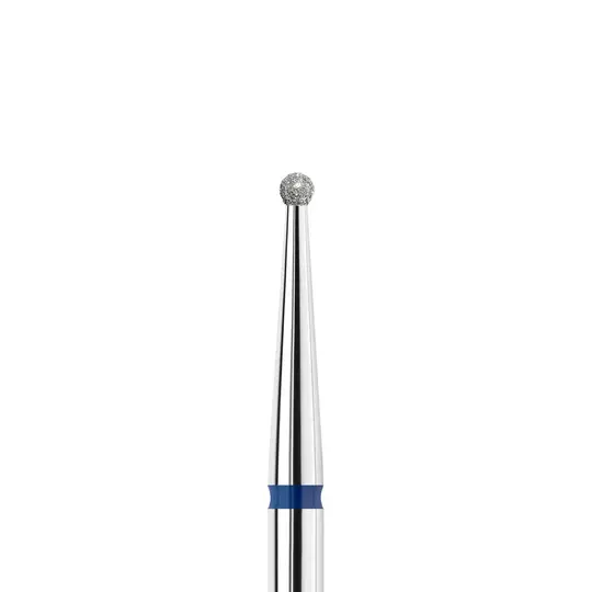 KWARK. Фреза алмазно-платинова "КУЛЯ" синя, Ø 1.4 mm