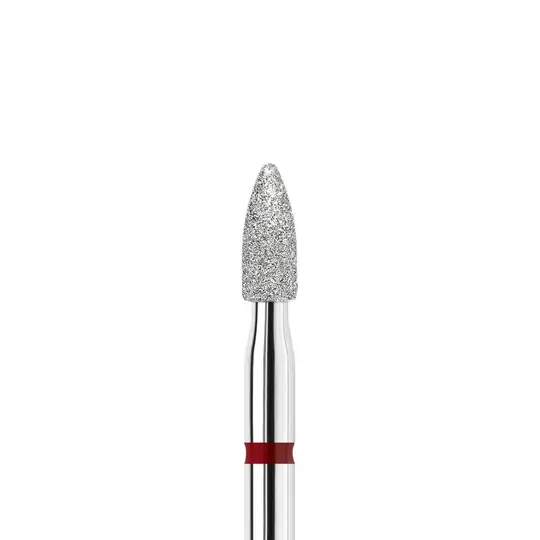 KWARK. Фреза алмазно-платинова "ПАТРОН" червона, Ø 2.5 mm