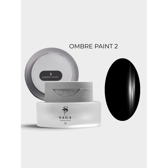SAGA. Ombe Paint Gel, #02, 5 g. Гель-фарба для омбре