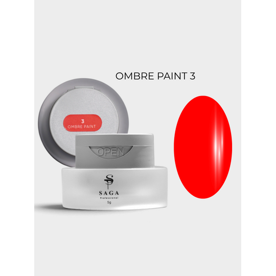 SAGA. Ombe Paint Gel, #03, 5 g. Гель-фарба для омбре