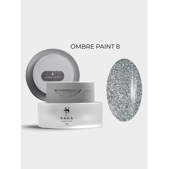 SAGA. Ombe Paint Gel, #08, 5 g. Гель-фарба для омбре