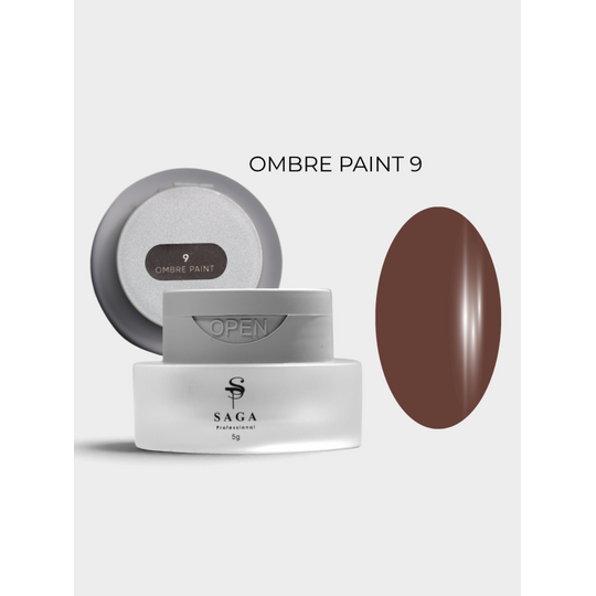 SAGA. Ombe Paint Gel, #09, 5 g. Гель-фарба для омбре