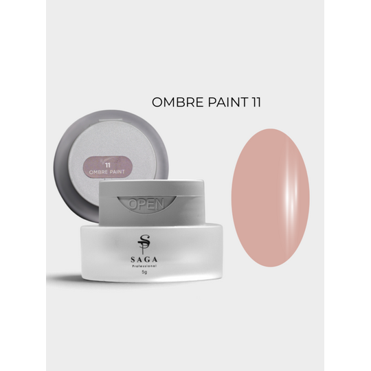 SAGA. Ombe Paint Gel, #11, 5 g. Гель-фарба для омбре