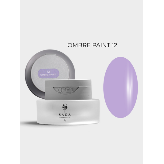 SAGA. Ombe Paint Gel, #12, 5 g. Гель-фарба для омбре