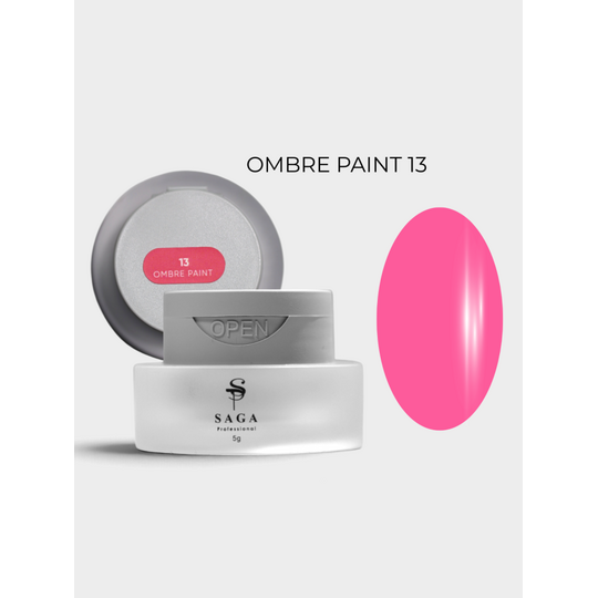 SAGA. Ombe Paint Gel, #13, 5 g. Гель-фарба для омбре