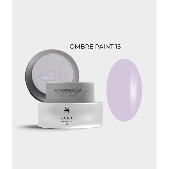 SAGA. Ombe Paint Gel, #15, 5 g. Гель-фарба для омбре