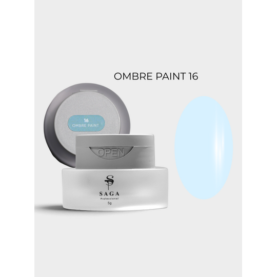 SAGA. Ombe Paint Gel, #16, 5 g. Гель-фарба для омбре