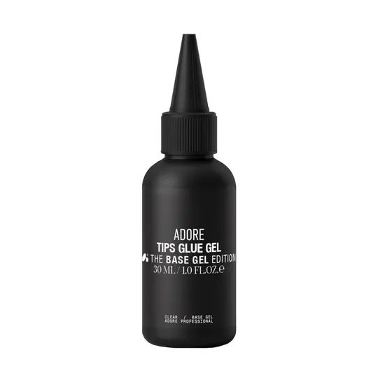 ADORE. Tips Glue Gel, clear, 30 ml. База-клей для гелевих тіпс