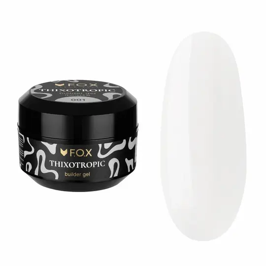 F.O.X. Builder Gel Thixotropic #001,15 ml. Будівельний гель з тиксотропними властивостями