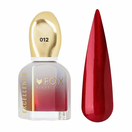 F.O.X. Nail polish #012, 12 ml. Лак для нігтів, з шимером