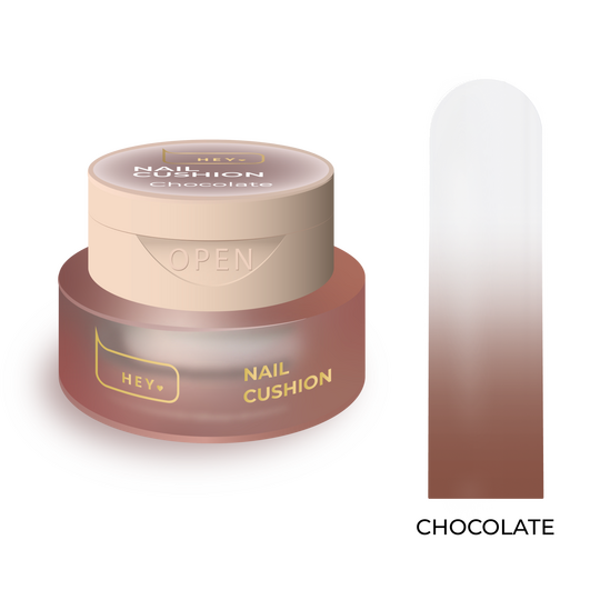 HEYLOVE. Nail cushion «Chocolate», 2 g, гелева фарба для омбре, стемпінгу та малювання, шоколадний