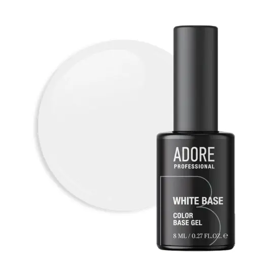 ADORE. Color Base, White, 8 ml. Кольорова база