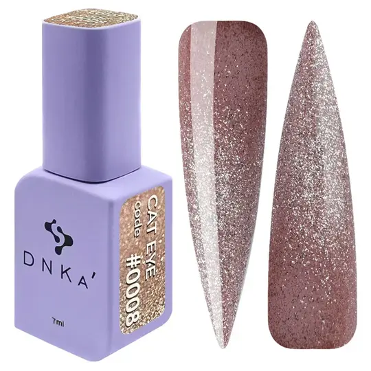 DNKa’. Gel Polish, Cat Eye #0008 (#0135), 7 ml