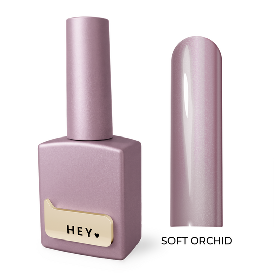 HEYLOVE. Cat's Eye Gel Polish, Soft Orchid, 15 ml, гель-лак "Котяче око", холодний пилово-рожевий