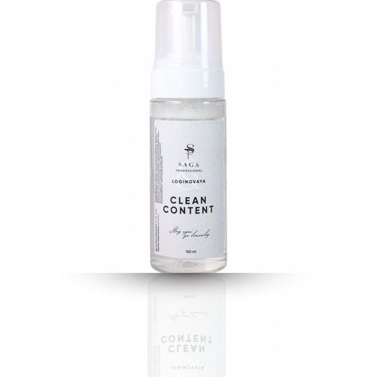SAGA. Clean content Foam, 150 ml. Пінка очищуюча