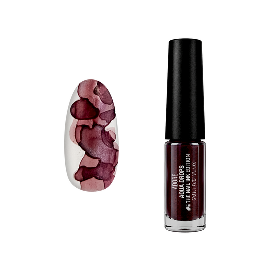ADORE. Aqua Drops, #13, 5 ml. Рідкі акварельні краплі, сливовий з шимером