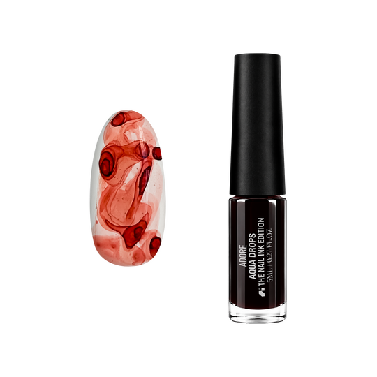ADORE. Aqua Drops, #07, 5 ml. Рідкі акварельні краплі, цегляний