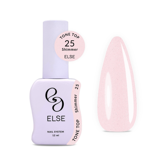 ELSE x Chillax. Tone top, glow Shimmer, #25, 12 ml. Топ із дрібним шимером