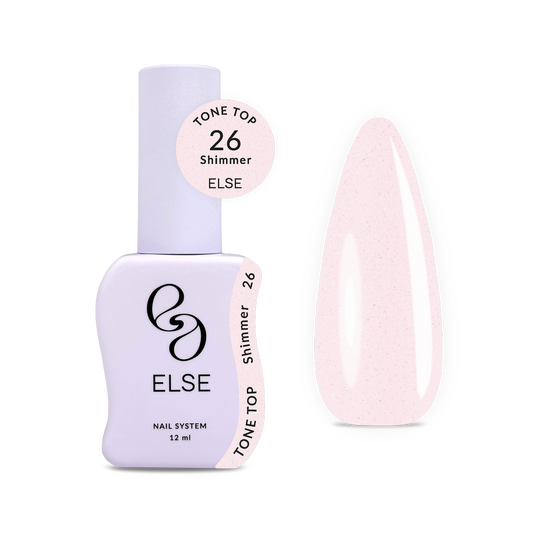 ELSE x Chillax. Tone top, glow Shimmer, #26, 12 ml. Топ із дрібним шимером