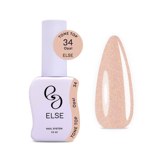ELSE x Chillax. Tone top, glow Opal, #34, 12 ml. Топ із блиском опалу