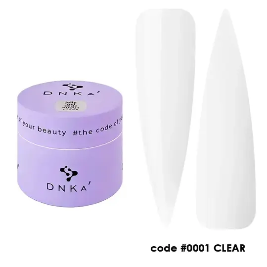 DNKa’ Jelly Gel #0001 Clear, 15 ml, гель-желе, прозорий