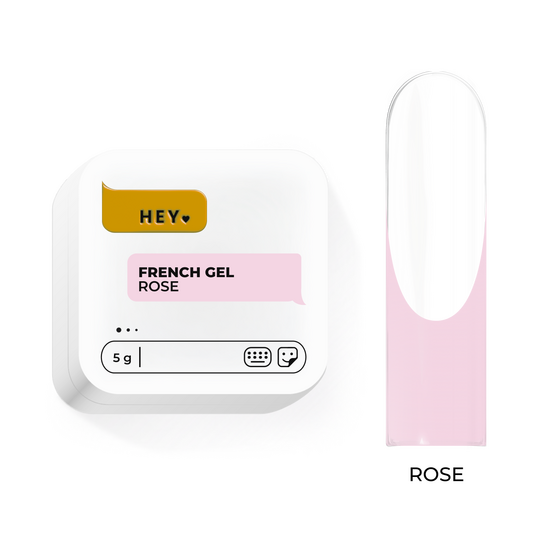 HEYLOVE. French gel, ROSE, 5 g, гель-фарба рожева