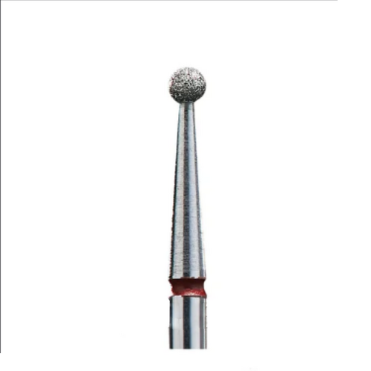 STALEKS. Фреза алмазна "КУЛЯ" червона, Ø 2.5 mm