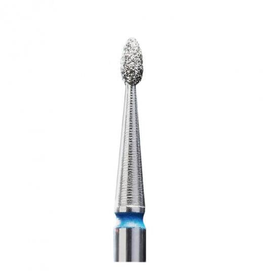 STALEKS Фреза алмазна "ПОЧКА ЗАОКРУГЛЕНА" синя, Ø 1.6 mm