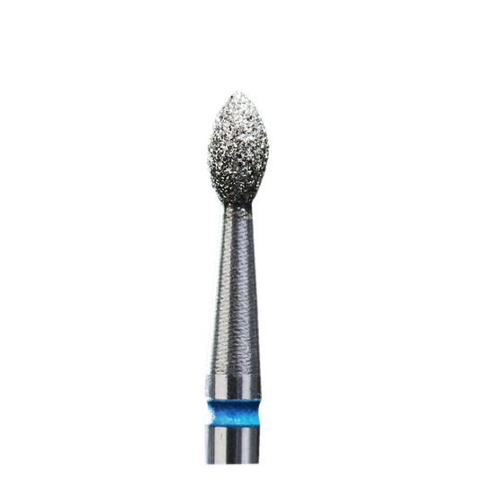 STALEKS Фреза алмазна "ПОЧКА" синя, Ø 2.5 mm, гостра