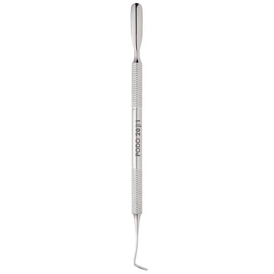 STALEKS. Pedicure spatula. Лопатка педикюрна PODO  20 TYPE 1 (кюретка + заокруглений пушер)