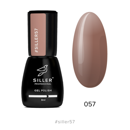 SILLER Gel Polish №57 HOT CHOCOLATE, гарячий шоколад, 8 ml, гель-лак