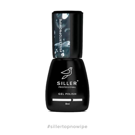 SILLER Top No Wipe, 8 ml, Топ без липкого шару