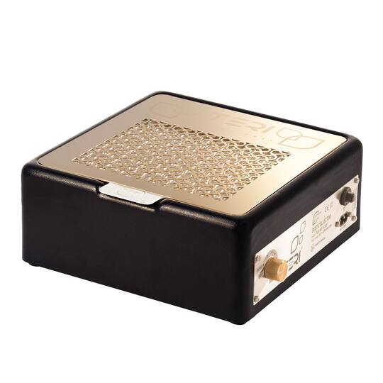 TERI, Desktop portable Nail dust Collector "Teri 800 M", Витяжка настільна, чорна зі сталевою решіткою "gold"