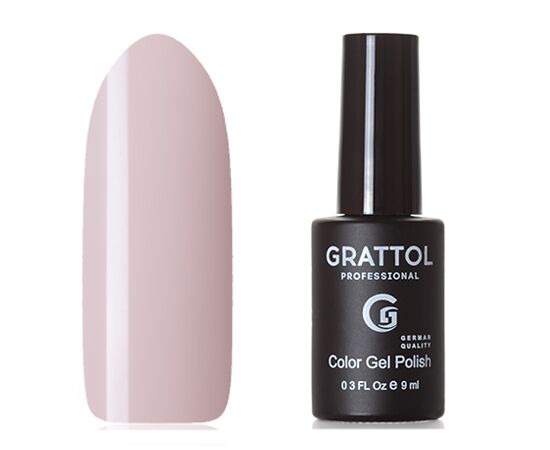 Гель-лак Grattol, Color Gel Polish Light Cream 116, розово-бежевый крем, 9 мл #1