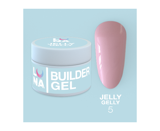 LUNA Jelly Gelly 5 Гель-желе, ніжно-рожевий нюд, 15 ml #1
