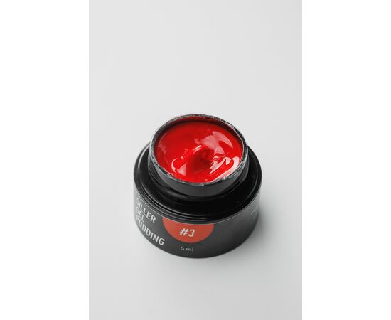 SILLER Gel Pudding №3 RED, 5 ml, гель-лак зручний для майстра #2