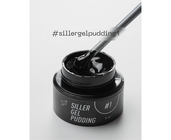Siller Gel Pudding №1 BLACK, 5 мл #6